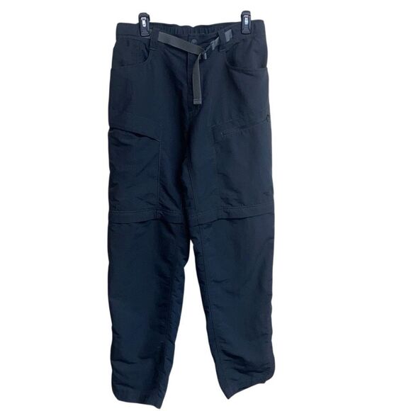 484. The north face charcoal convertible zip off hiking pants size medium - Picture 1 of 14